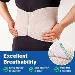 AZEN Premium 5 Pack Elastic Bandage Wrap 6 Inch, Compression Wrap Bandage for Legs, Ankle, Knee, Tummy, Body, Latex-Free, Lymphedema Wraps for Legs