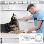 12-Inch Transparent Goniometer for Physical Therapy