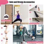 Pink Resistance Bands with Handles – 5 Levels