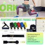 COFOF Stackable Resistance Bands Set with Accessories