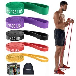 5-Level Durable Resistance Bands for Pull Ups