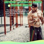 COFOF Stackable Resistance Bands Set with Accessories