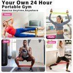 5-Piece Resistance Bands Set for Full-Body Workouts