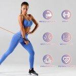 RitFit Resistance Exercise Band with Comfortable Handles