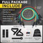 Resistance Band Set for Workouts and Therapy