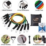 12-Piece Fit Simplify Resistance Tube Bands Set