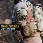 EVERLIT Israeli 6 Inch Emergency Bandage Compression Trauma Pressure Wound Dressing Sterile Vacuum-Sealed Packaging for Bleeding Control, Medical Trauma Kit, Gun Shot, First Aid IFAK