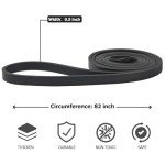 Black Resistance Bands for Exercise and Pull-Ups