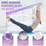 Purple Resistance Bands for Therapy and Fitness
