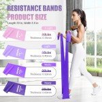 Purple Resistance Bands for Therapy and Fitness