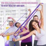 Purple Resistance Bands for Therapy and Fitness