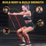 Natural Latex Resistance Bands for Home Fitness