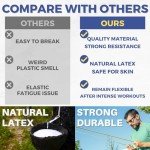 LEZER Resistance Bands for Home Fitness and Therapy