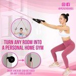 Peach Bands Resistance Tube Set with Handles & Guide