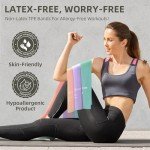 5-Level Resistance Stretch Bands for Exercise & Therapy