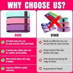 Hip Resistance Bands for Legs and Glutes - Pink