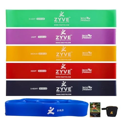 Heavy Duty Resistance Bands - 6 Pack Set