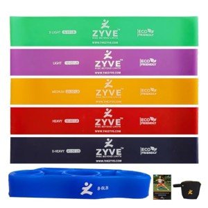 Heavy Duty Resistance Bands - 6 Pack Set