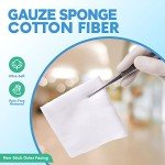 HEALQU 4x4 Gauze Pads - 12 Ply Woven Pack of 200 - Ultra Absorbent Soft Non-Sterile Surgical Sponges for Wound Dressing, Debridement, Cleaning and Prepping
