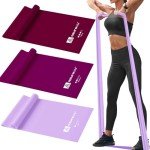 AzureLife Non-Latex Resistance Bands for Therapy & Workouts