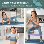 Set of 5 Resistance Bands for Fitness & Therapy