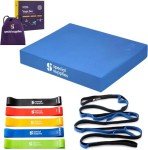 7-Piece Balance Pad and Resistance Bands Set