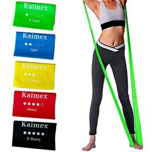 Kaimex Resistance Bands for Fitness and Therapy - 5 Pack