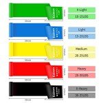 Kaimex Resistance Bands for Fitness and Therapy - 5 Pack