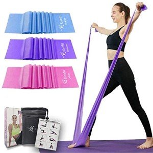 Flat Resistance Bands Set for Stretching & Rehab