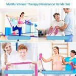 Flat Resistance Bands Set for Stretching & Rehab