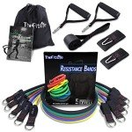 TheFitLife Resistance Bands Kit with Grips & Accessories