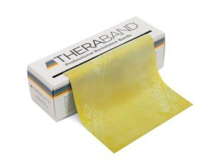 TheraBand Resistance Bands - 6 Yard Roll, Yellow