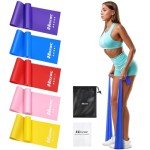 Elastic Resistance Bands for Yoga, Rehab, and Exercise