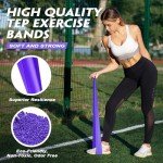 Elastic Resistance Bands for Yoga, Rehab, and Exercise