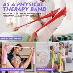 Elastic Resistance Bands for Yoga, Rehab, and Exercise