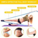 FOLAI 4 Pack Resistance Bands for Exercise and Therapy