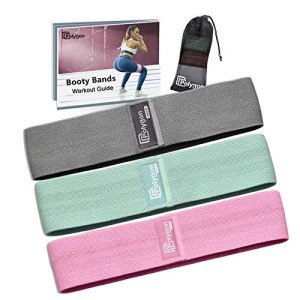 Non-Slip Fabric Resistance Bands for Legs and Butt