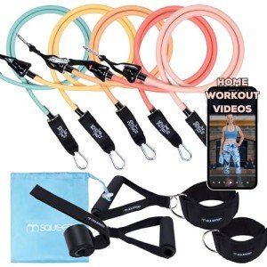 Resistance Bands Set for Home Fitness Workouts