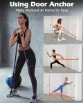 Zacro Resistance Bands Set for Strength and Therapy