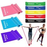 Kaimex 8 Pack Resistance Bands for Exercise and Therapy