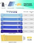 6-Piece Resistance Bands Set for Gym & Yoga