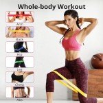 WILVENTEX Natural Latex Resistance Band Set - 5 Levels