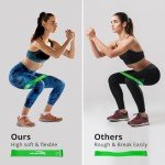 WILVENTEX Natural Latex Resistance Band Set - 5 Levels