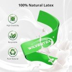 WILVENTEX Natural Latex Resistance Band Set - 5 Levels