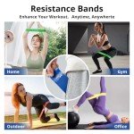 WILVENTEX Natural Latex Resistance Band Set - 5 Levels