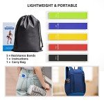 AITUSI Resistance Stretch Loop Bands - 5 Levels