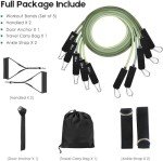 Resistance Bands Set with Handles and Straps