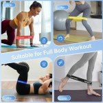 Exercise Resistance Bands Set with Carry Bag - 5 Levels