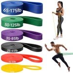 6 Pack Resistance Bands for Stretching and Strength Training