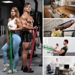 6 Pack Resistance Bands for Stretching and Strength Training